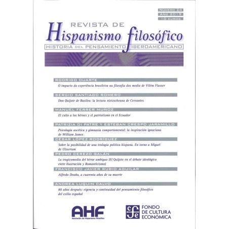 Revista de Hispanismo Filosófico, nº24 